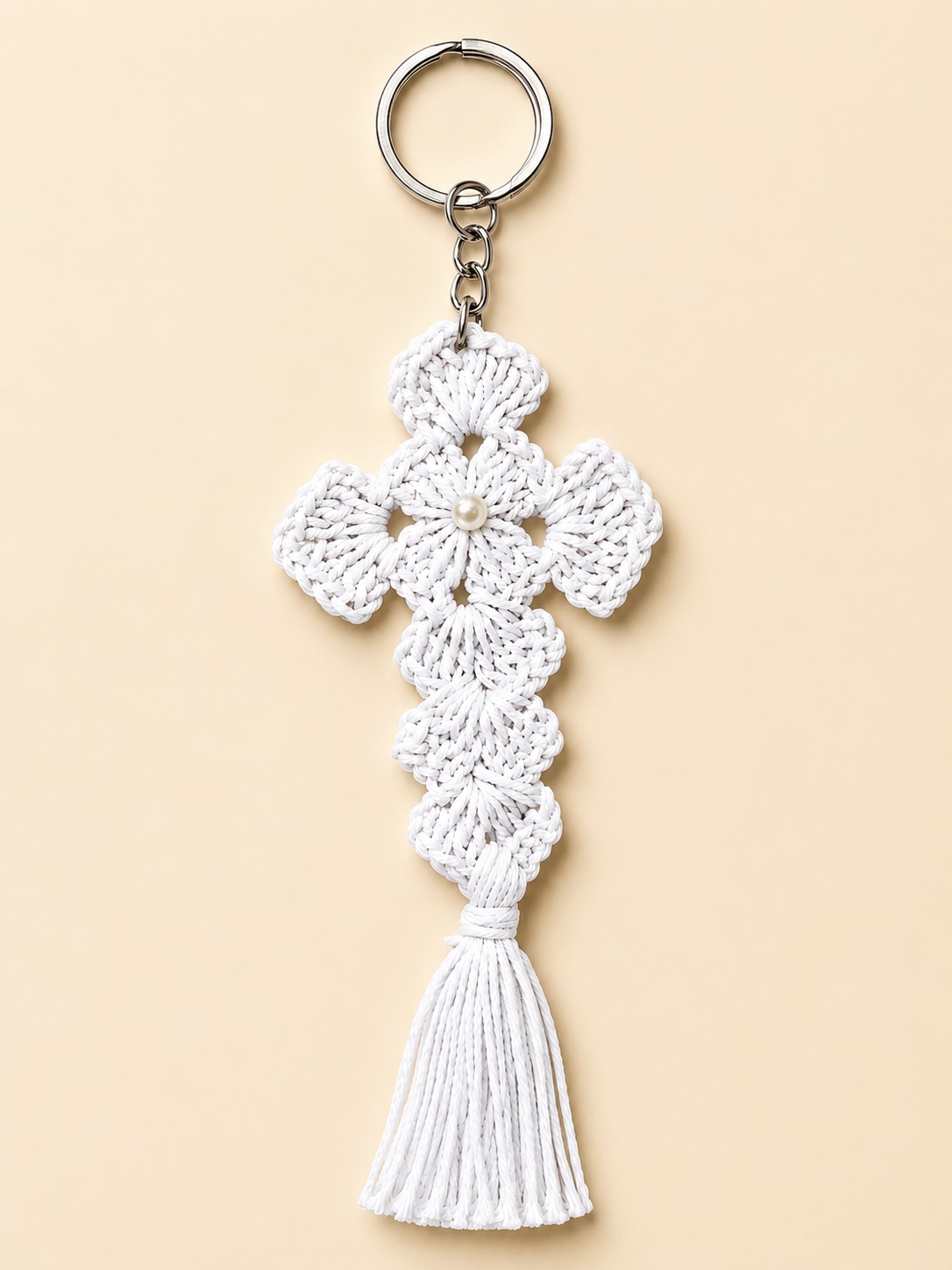 Cross keychain