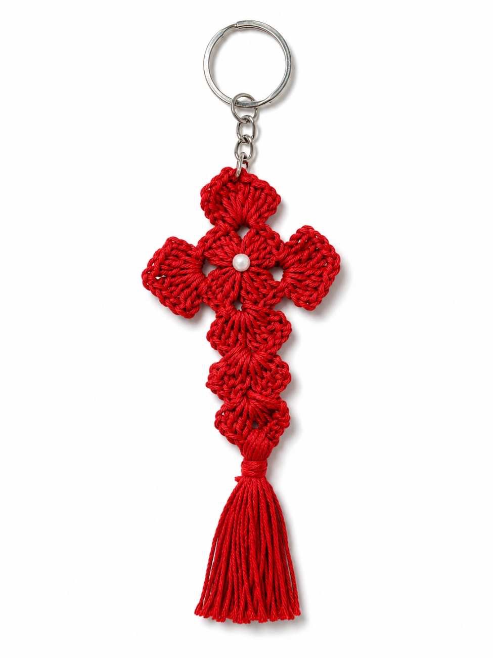 Cross keychain