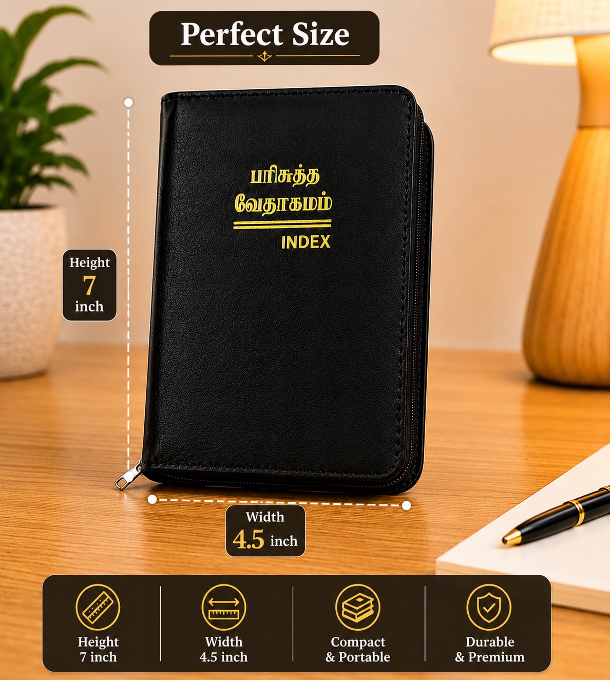 crown size zip bible