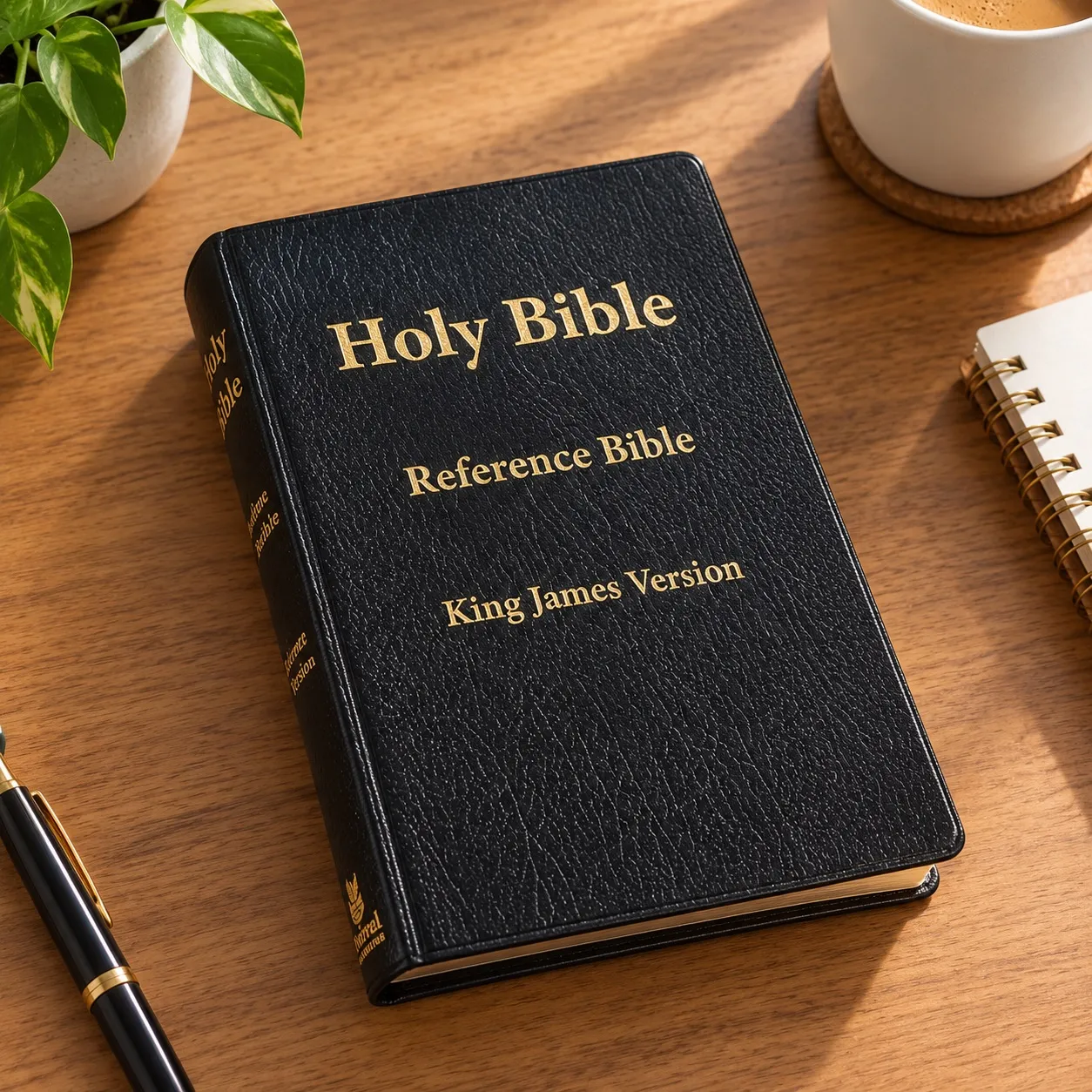 KJV English black bible