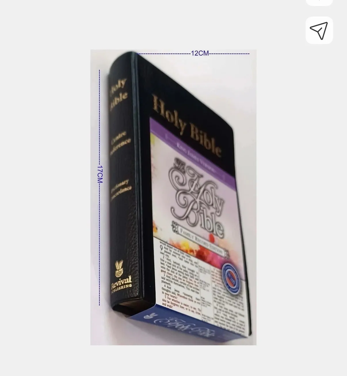 KJV English black bible