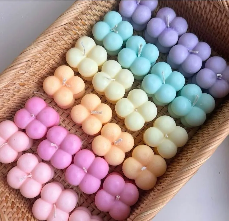 small bubble candle