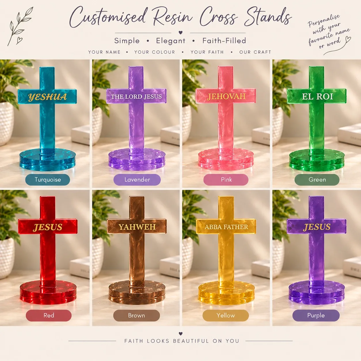 custom cross stand 